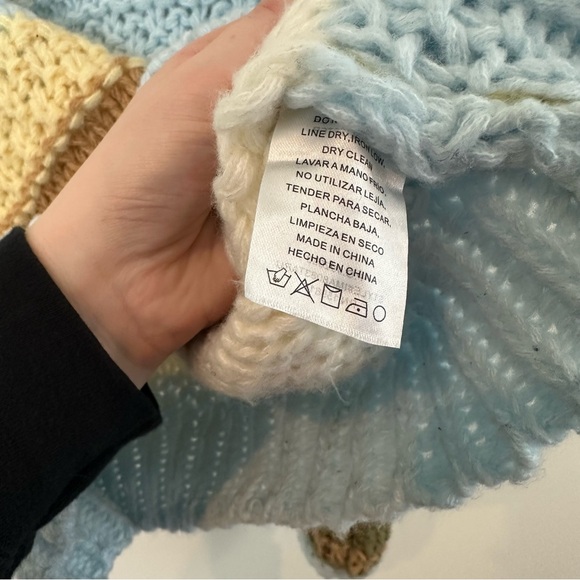 ARULA Colorful Layla Striped Oversized Chunky Knit Sweater Size B (2X) - Picture 5 of 7